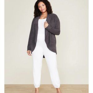Barefoot Dreams Carbon Cozychic Lite Circle‎ Cardigan, Size LXL